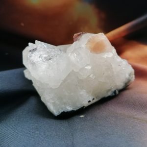 Rare Apophyllite Raw and Peach Stilbite #8