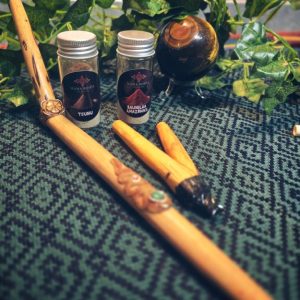 Wooden Serpant Tepi & Condor Kuripe Bundle