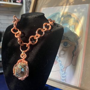 The Metaphysical Belcher with Pentagonal Pyramid Orgonite Pendant