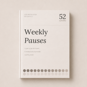 52 Weekly Pauses - A Structured Year of Nervous System Reset (Paperback)