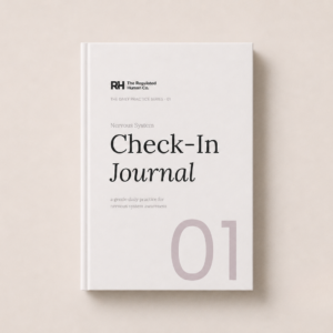 The Nervous System Check-In Journal - A Structured Daily Practice for Regulation (Paperback)