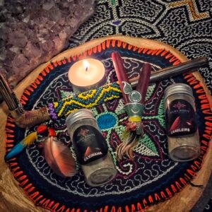 Amazonian Hapé Ceremony Bundle - Kené Beaded Tepi, Kuripe & 2 x 10g Hapé